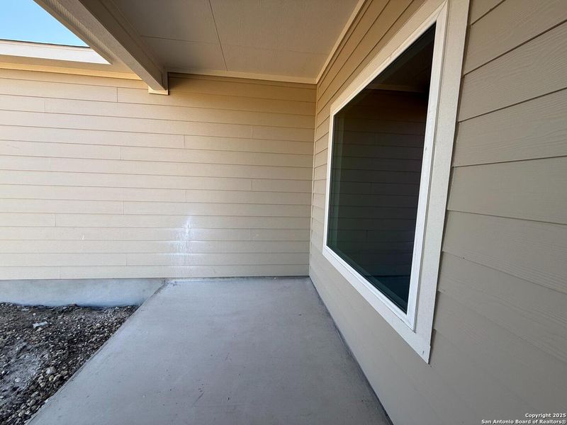 Exterior details and patio area of a home in The Arbors at the Wilder, Adkins (Image 2). Exterior details and patio area of a home in The Arbors at the Wilder, Adkins (Image 2).