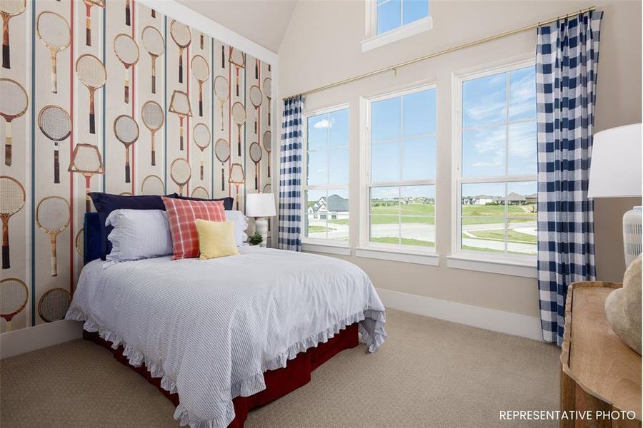 Furnished interior view inside a new home in Heath Golf & Yacht Club, Heath (Image 6).