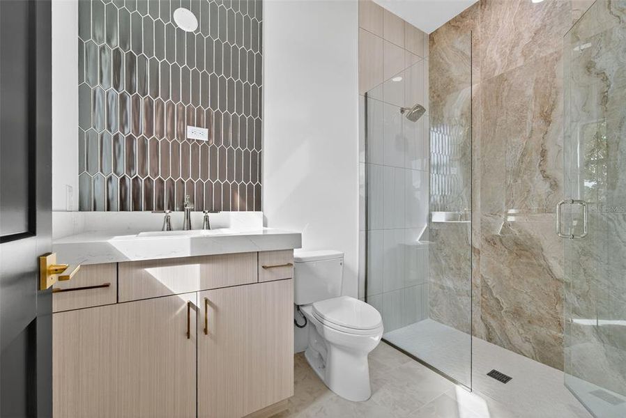 Furnished interior view inside a new home in , Sarasota (Image 43).