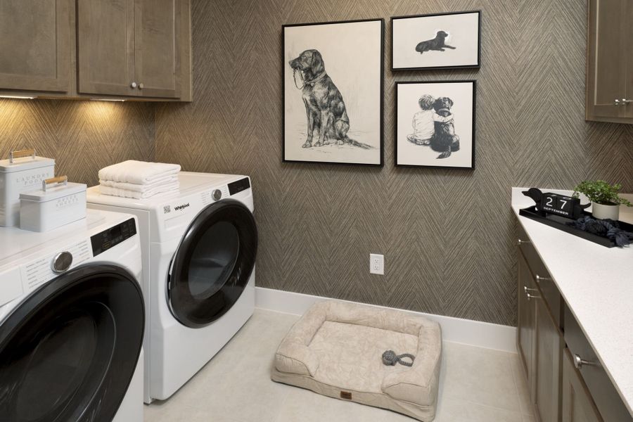 Representative furnished interior of a home built from the Allegheny by Mattamy Homes in Fox Field Farms, Broadway (Image 14).