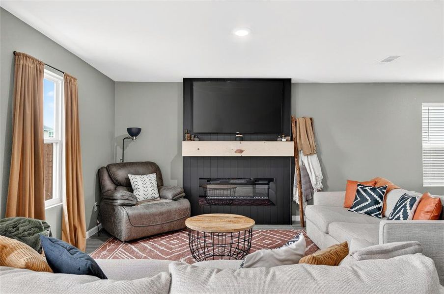 Furnished interior view inside a new home in Villages of Mayfield, Cleburne (Image 27).