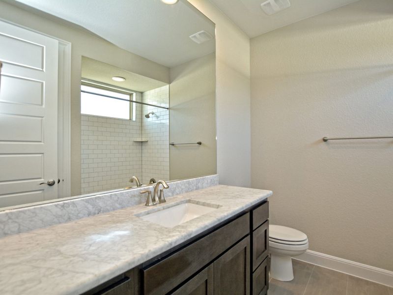 Image 186 representing the Santa Barbara II by Giddens Homes in Scofield Farms Estates, Georgetown, TX.