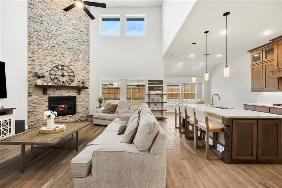 Furnished interior view inside a new home in , McLendon-Chisholm (Image 12).