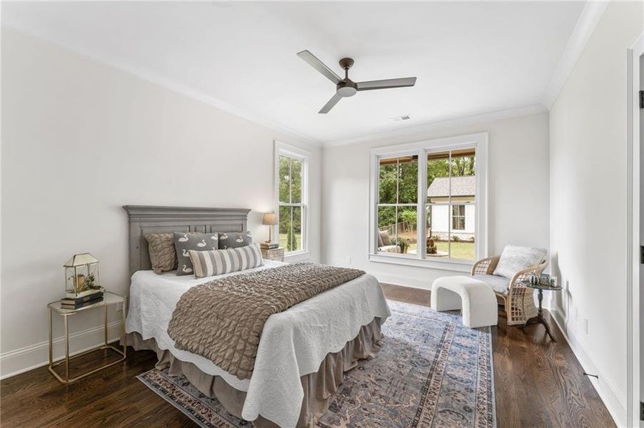 Furnished interior view inside a new home in , Marietta (Image 42).