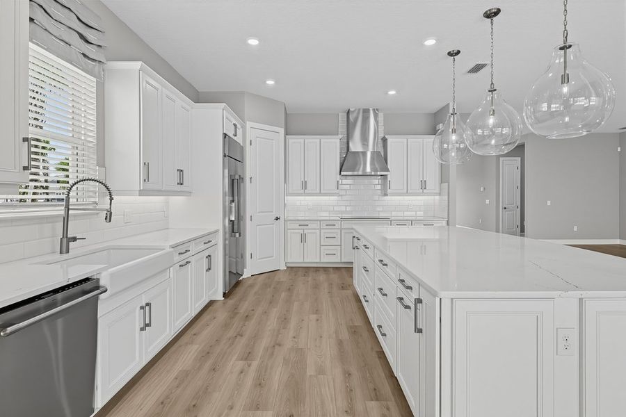 Furnished interior view inside a new home in Westview Community Group Page, Kissimmee (Image 13).