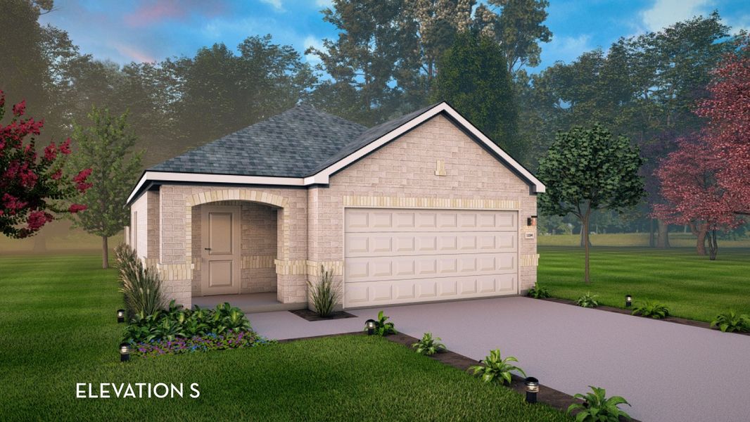 Representative exterior photo of a completed home built from the Oak II by CastleRock Communities in Westridge, McKinney, TX (Image 18). Representative exterior photo of a completed home built from the Oak II by CastleRock Communities in Westridge, McKinney, TX (Image 18).