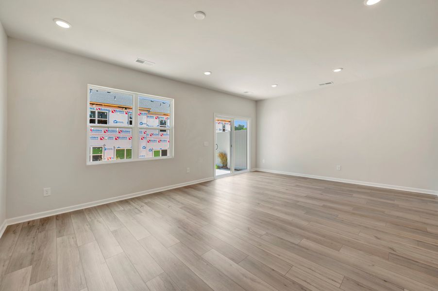 Spacious, unfurnished interior of a new home in Amplitude, Charlotte (Image 14). Spacious, unfurnished interior of a new home in Amplitude, Charlotte (Image 14).