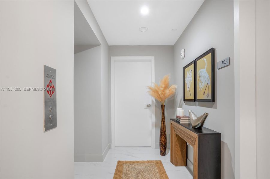 Furnished interior view inside a new home in , Miami (Image 33).