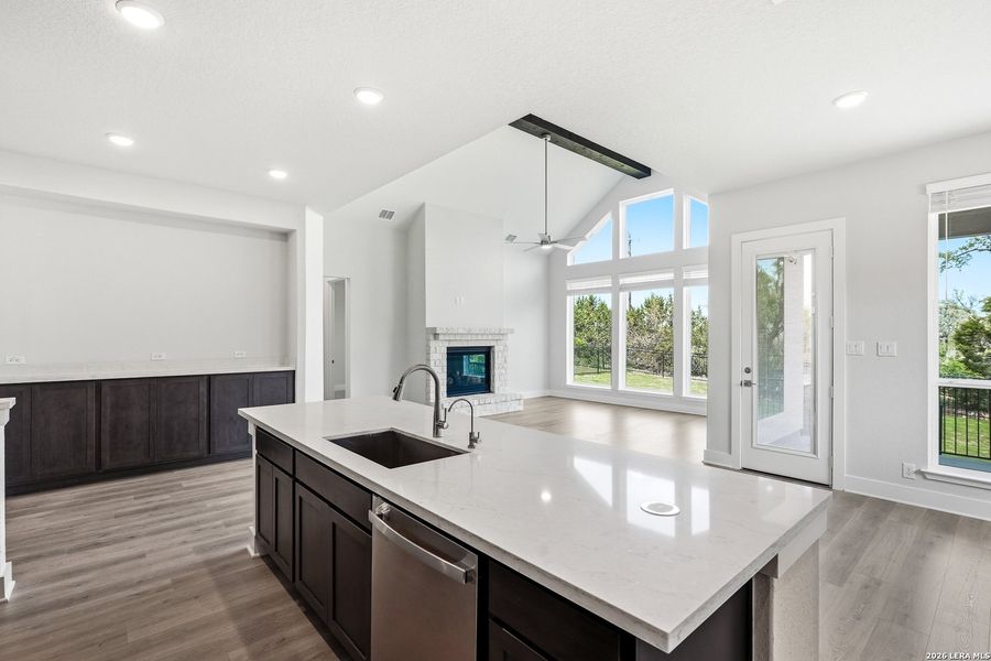 Furnished interior view inside a new home in Esperanza 50's, Boerne (Image 6).