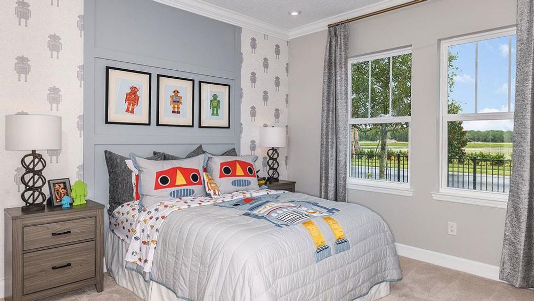 Furnished interior view inside a new home in Victoria Lakes, Odessa (Image 15).