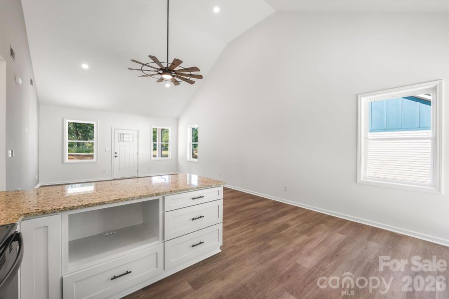 Furnished interior view inside a new home in , Cherryville (Image 18).