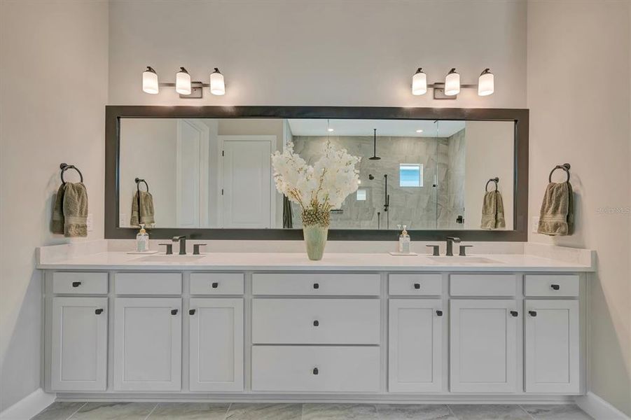 Furnished interior view inside a new home in , Palmetto (Image 44).