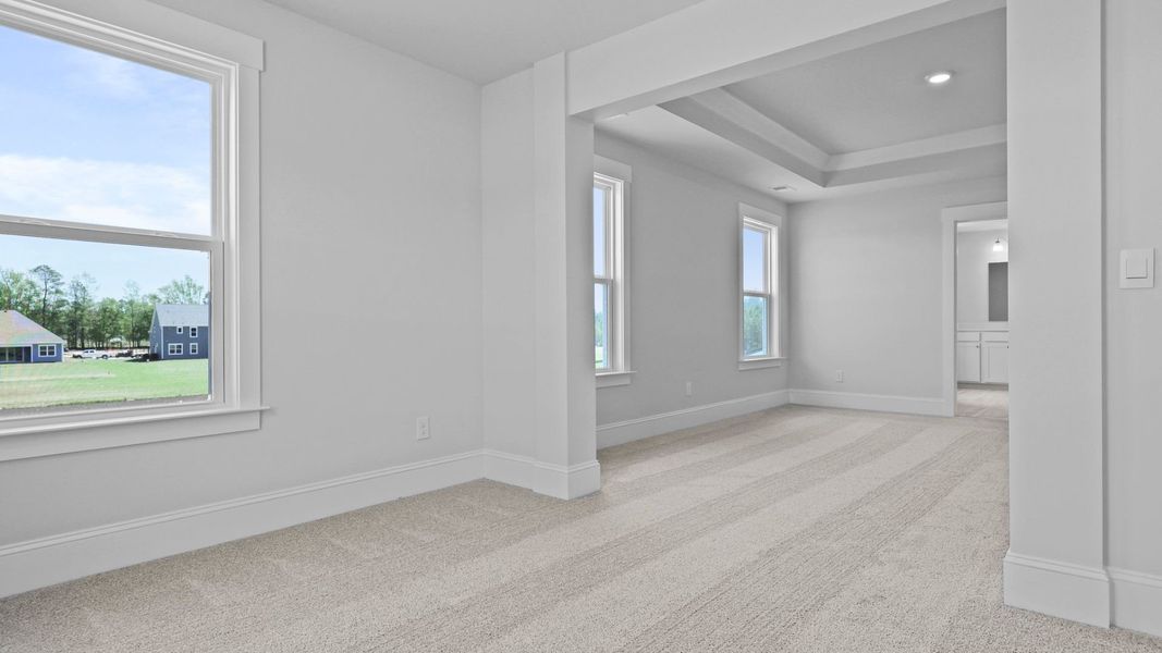 Representative unfurnished interior of a home built from the HARBOR OAK by D.R. Horton in Berkeley Bay, Ridgeville (Image 32). Representative unfurnished interior of a home built from the HARBOR OAK by D.R. Horton in Berkeley Bay, Ridgeville (Image 32).