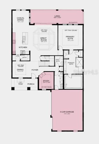 2D floor plan layout of this home in Windward Preserve, Cocoa, FL (Image 2). 2D floor plan layout of this home in Windward Preserve, Cocoa, FL (Image 2).