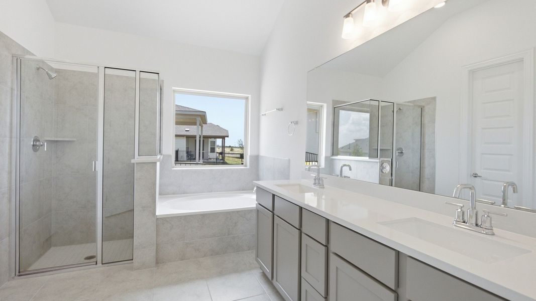 Furnished interior view inside a new home in Preserve at Lakeside Meadows, Pflugerville (Image 13). Furnished interior view inside a new home in Preserve at Lakeside Meadows, Pflugerville (Image 13).