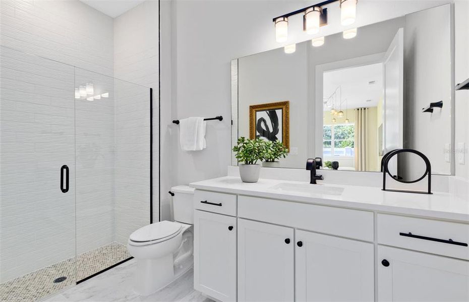 Furnished interior view inside a new home in The Estates at Nona Sound, Orlando (Image 48). Furnished interior view inside a new home in The Estates at Nona Sound, Orlando (Image 48).