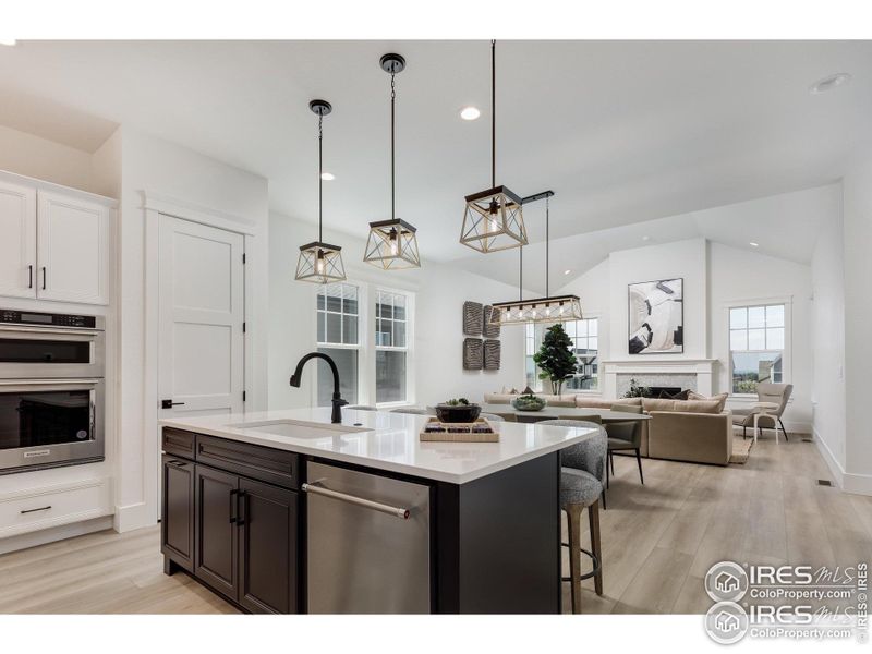 Furnished interior view inside a new home in Westerly, Erie (Image 8).