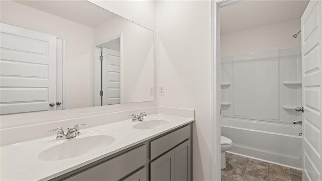 Furnished interior view inside a new home in Bridle Creek, Locust Grove (Image 5).