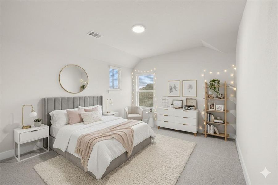 Furnished interior view inside a new home in The Retreat - Phase 1, Waxahachie (Image 28).