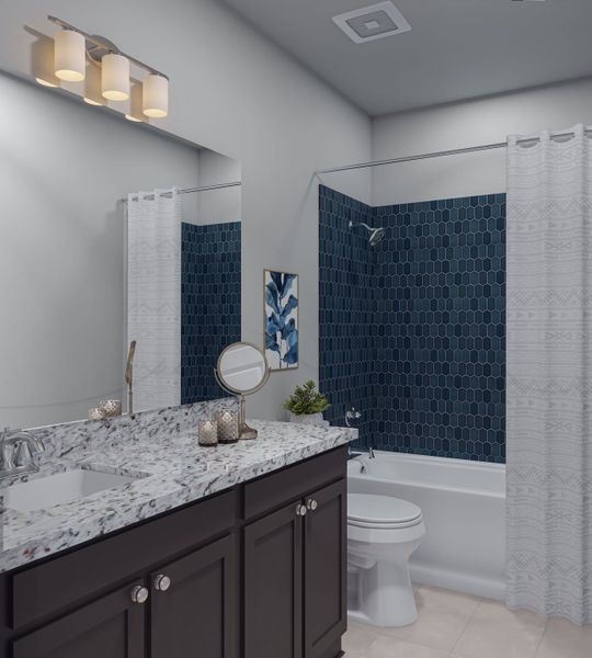 Furnished interior view inside a new home in Lagos Reserve, Manor (Image 19). Furnished interior view inside a new home in Lagos Reserve, Manor (Image 19).