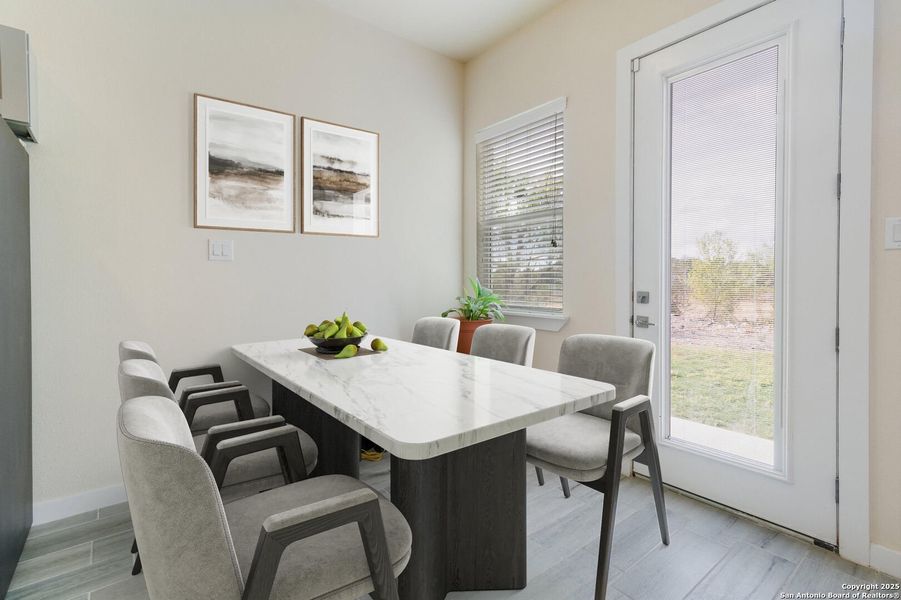 Furnished interior view inside a new home in , San Antonio (Image 10).
