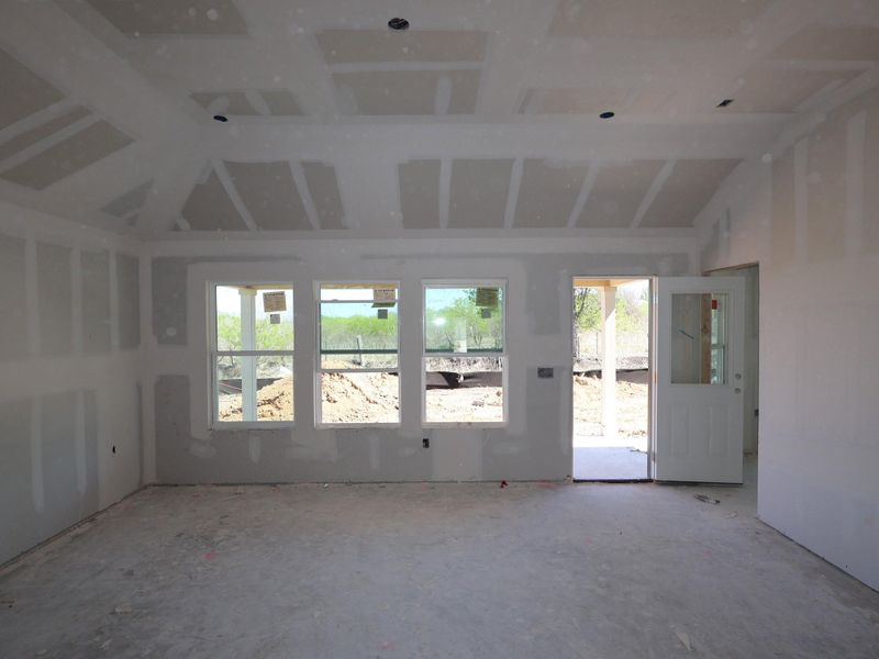 In-progress construction of a new home in Marble Creek Crossing, Austin, TX (Image 7).