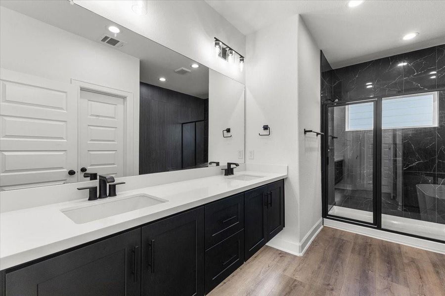 Furnished interior view inside a new home in , Houston (Image 15).