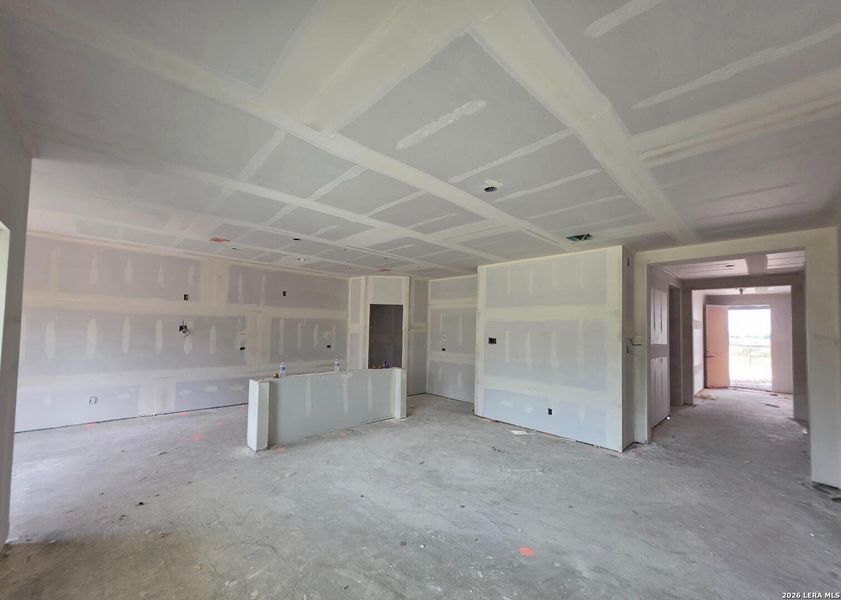 In-progress construction of a new home in Cordova Trails, Seguin, TX (Image 8).