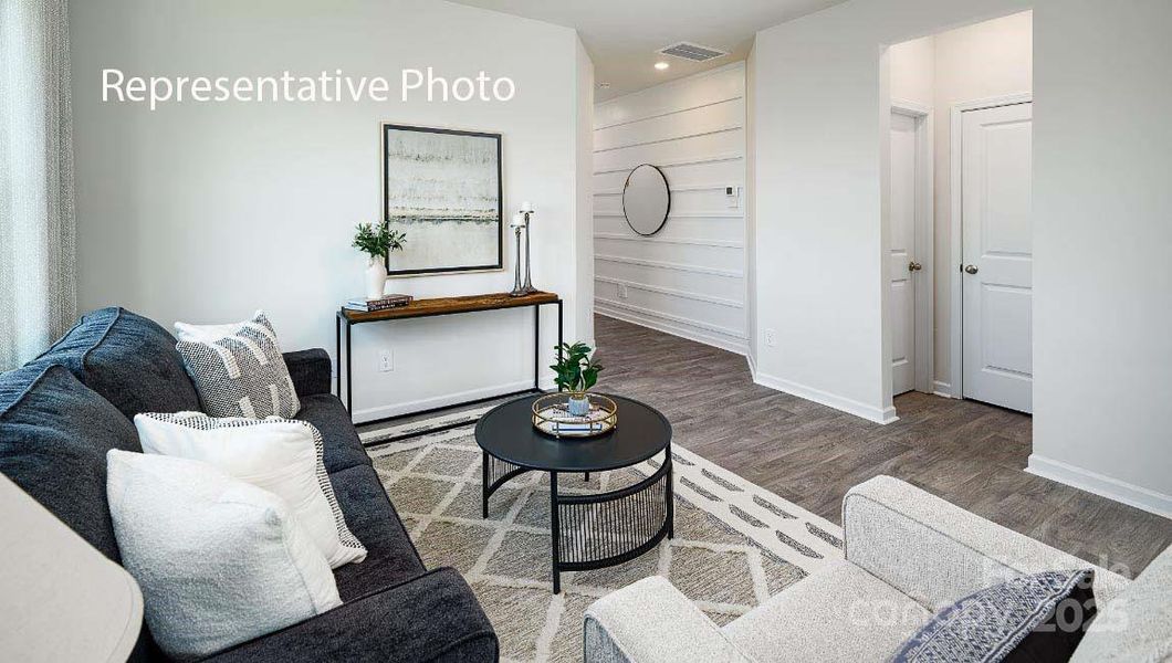 Furnished interior view inside a new home in Fergus Crossing, York (Image 20). Furnished interior view inside a new home in Fergus Crossing, York (Image 20).