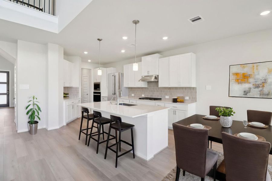 Photo is not of the actual home, but is an inspirational photo of builder’s model home and may depict options, furnishings, and/or decorator features that are not included