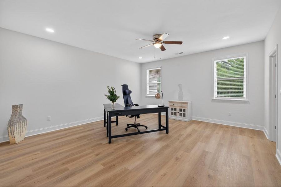 Furnished interior view inside a new home in , Oxford (Image 8).
