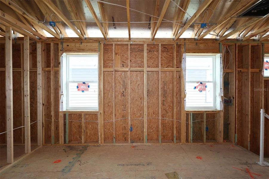 In-progress construction of a new home in Center Lake on the Park, St. Cloud, FL (Image 25).