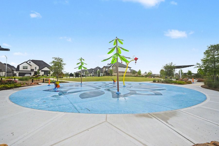 View of the community splash pad! View of the community splash pad!