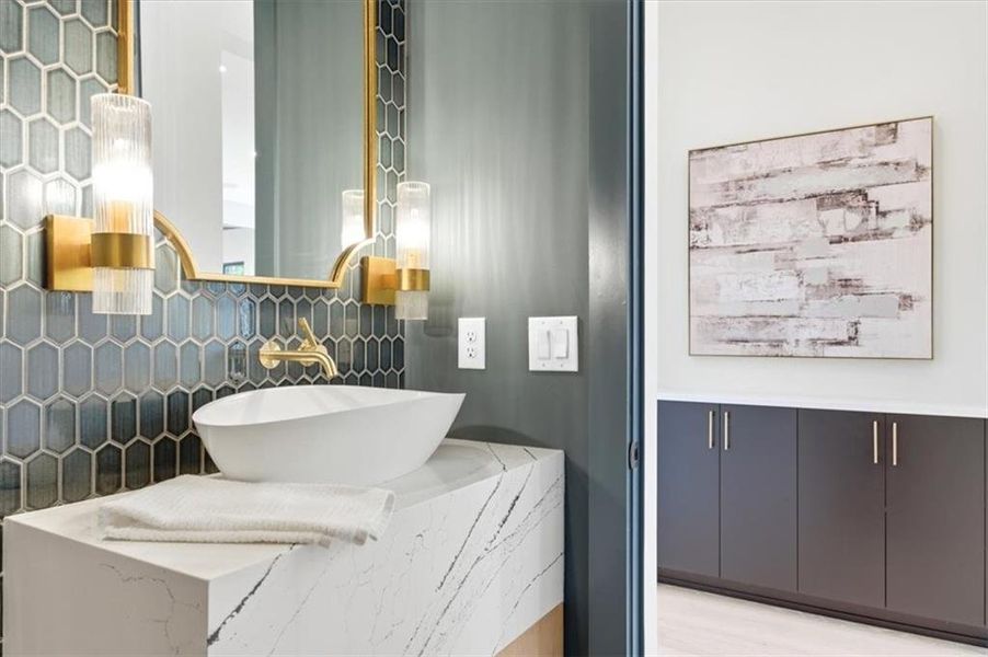 Furnished interior view inside a new home in Aster, Roswell (Image 74).