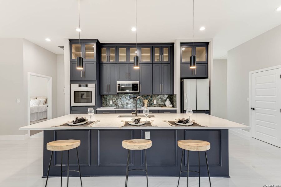 Furnished interior view inside a new home in , Spring Branch (Image 10).