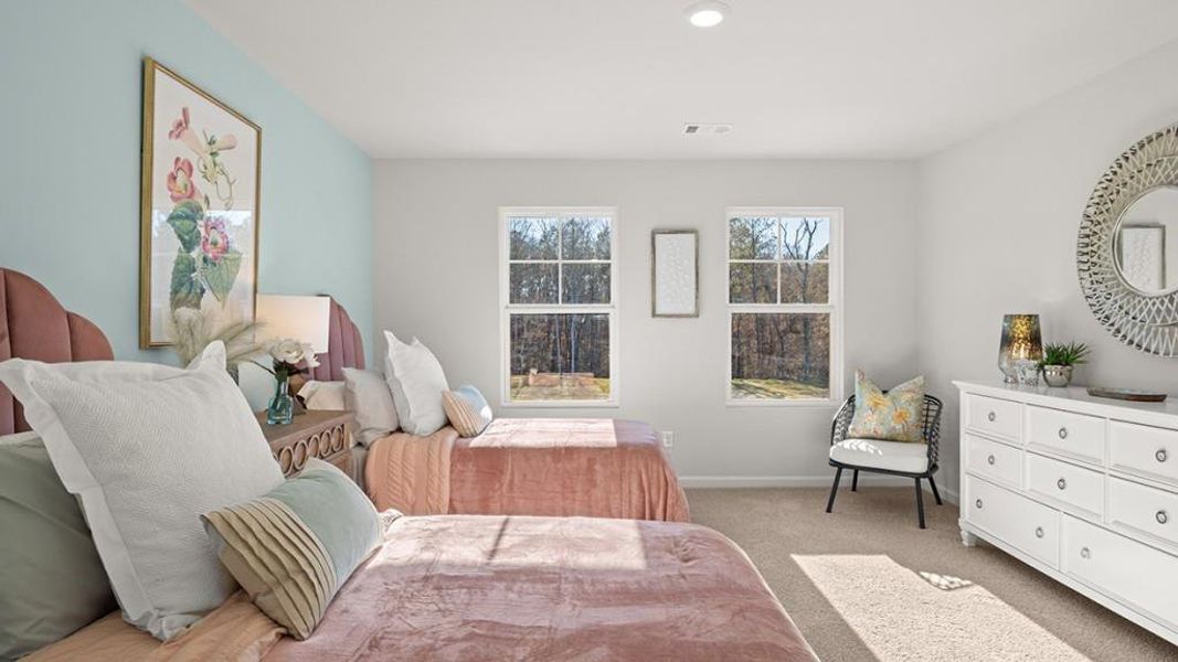 Furnished interior view inside a new home in Northwoods at Mirror Lake, Villa Rica (Image 20). Furnished interior view inside a new home in Northwoods at Mirror Lake, Villa Rica (Image 20).