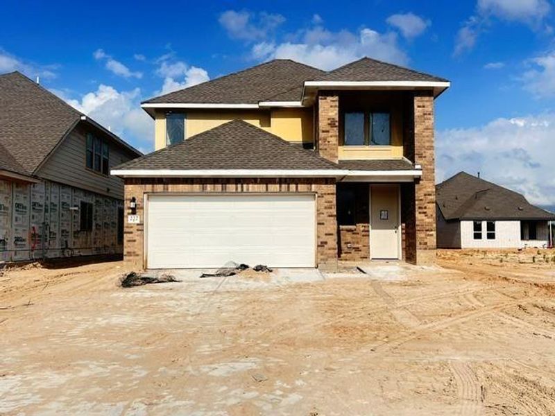 In-progress construction of a new home in The Trails, New Caney, TX (Image 22).