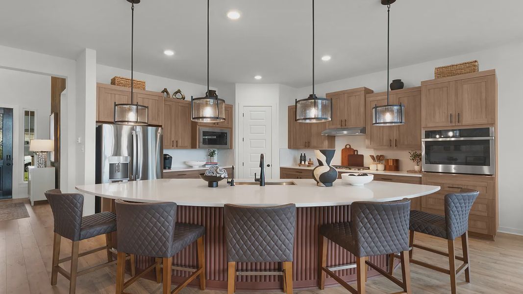Representative furnished interior of a home built from the Madison by Chesmar Homes in Nolina, Georgetown (Image 8).