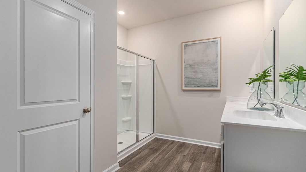 Furnished interior view inside a new home in Sandridge Park, Little River (Image 9).