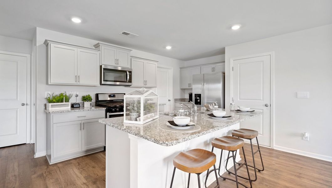 Representative furnished interior of a home built from the ROBIE by D.R. Horton in Seneca Falls, Seneca (Image 8).