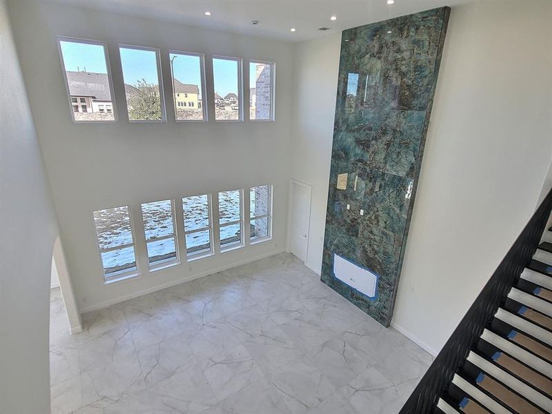 View of unfurnished living room