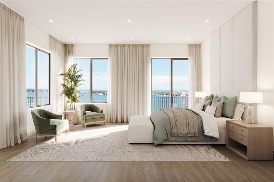 Furnished interior view inside a new home in , Sarasota (Image 6).