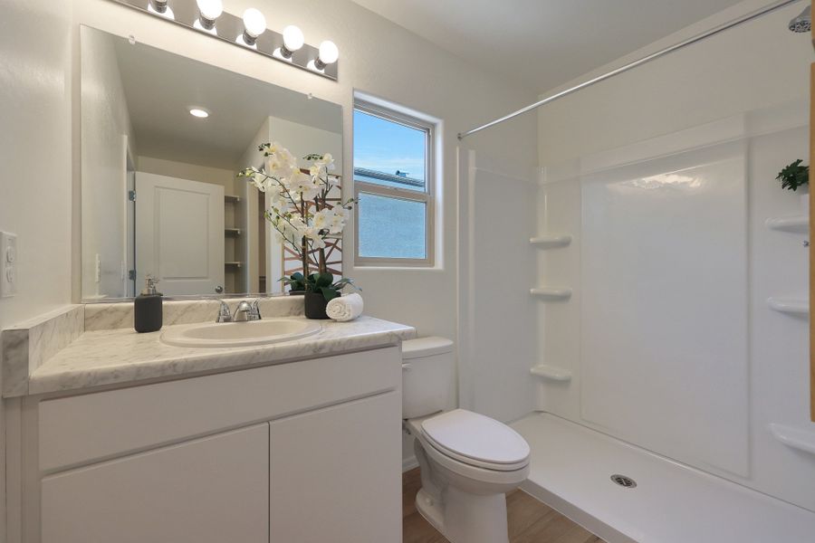 Furnished interior view inside a new home in Cross Creek Ranch, Coolidge (Image 10).