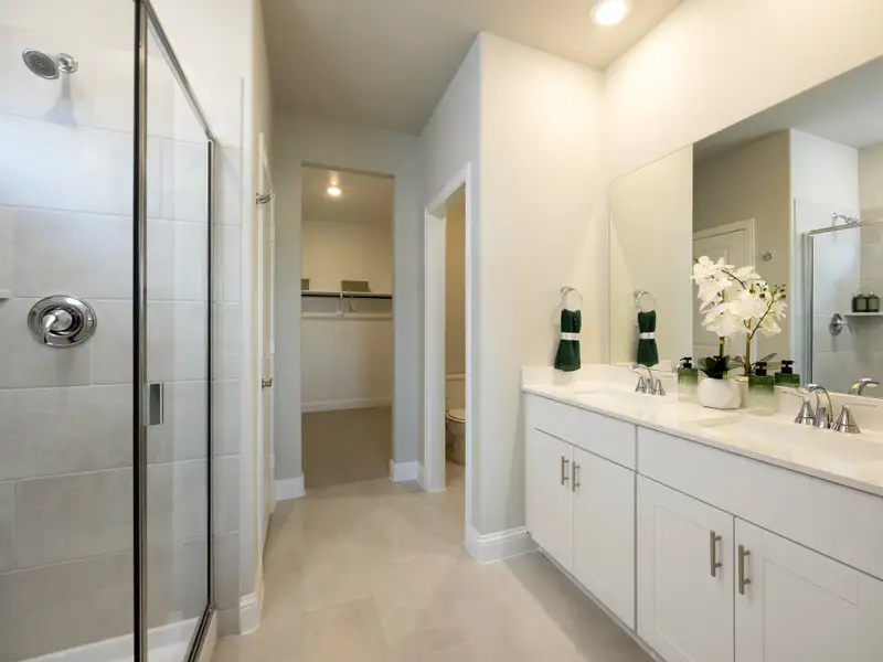 Furnished interior view inside a new home in Lakehaven - Signature Series, Farmersville (Image 10). Furnished interior view inside a new home in Lakehaven - Signature Series, Farmersville (Image 10).