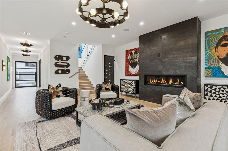 Furnished interior view inside a new home in , Dallas (Image 6). Furnished interior view inside a new home in , Dallas (Image 6).