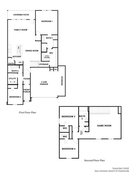 2D floor plan layout of this home in Paramount, Kyle, TX (Image 3). 2D floor plan layout of this home in Paramount, Kyle, TX (Image 3).