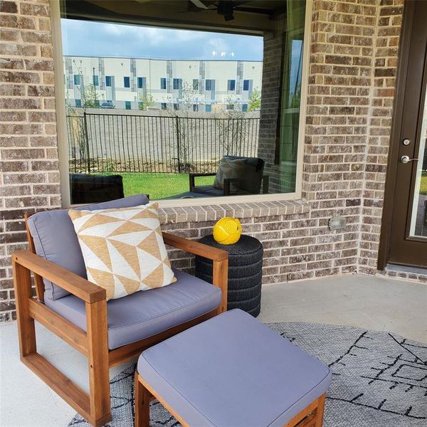 Exterior details and patio area of a home in , Fort Worth (Image 2). Exterior details and patio area of a home in , Fort Worth (Image 2).