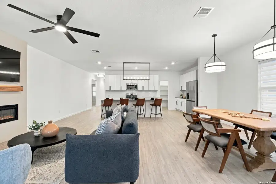 Furnished interior view inside a new home in Sage Meadows, St. Hedwig (Image 14).