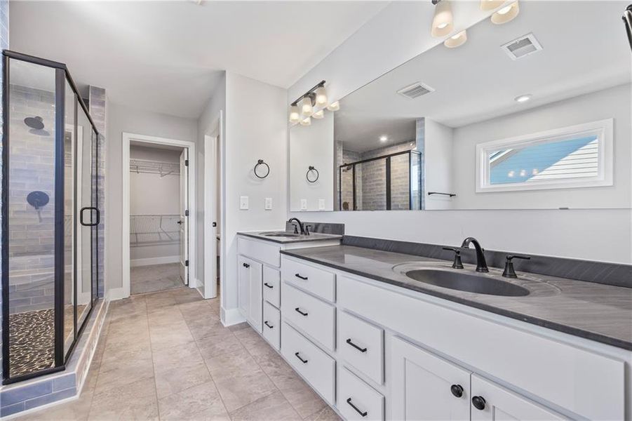 Furnished interior view inside a new home in , Hoschton (Image 16).