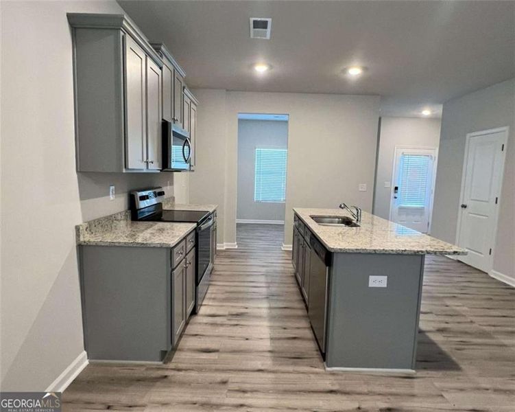 Furnished interior view inside a new home in , Union City (Image 8). Furnished interior view inside a new home in , Union City (Image 8).